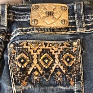 MISS ME denim jeans women embellishments size 30
